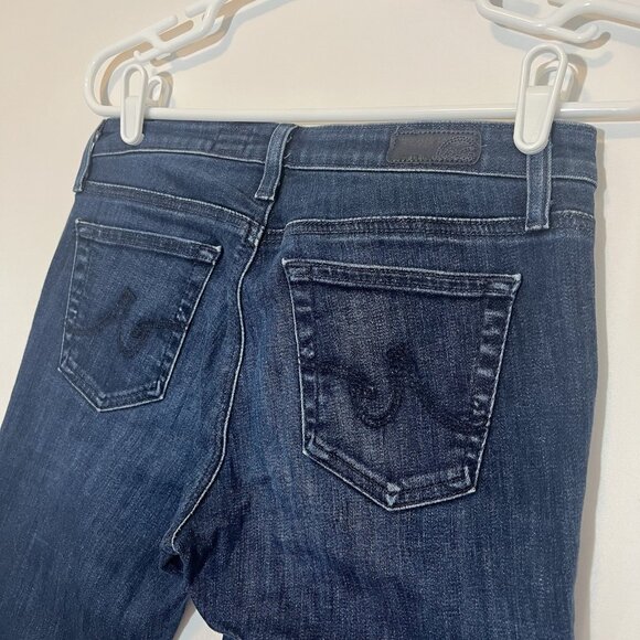 AG Adriano Goldschmied Jeans Womens 28 R Blue The Zip Skinny Zipper Stretch - Picture 14 of 16